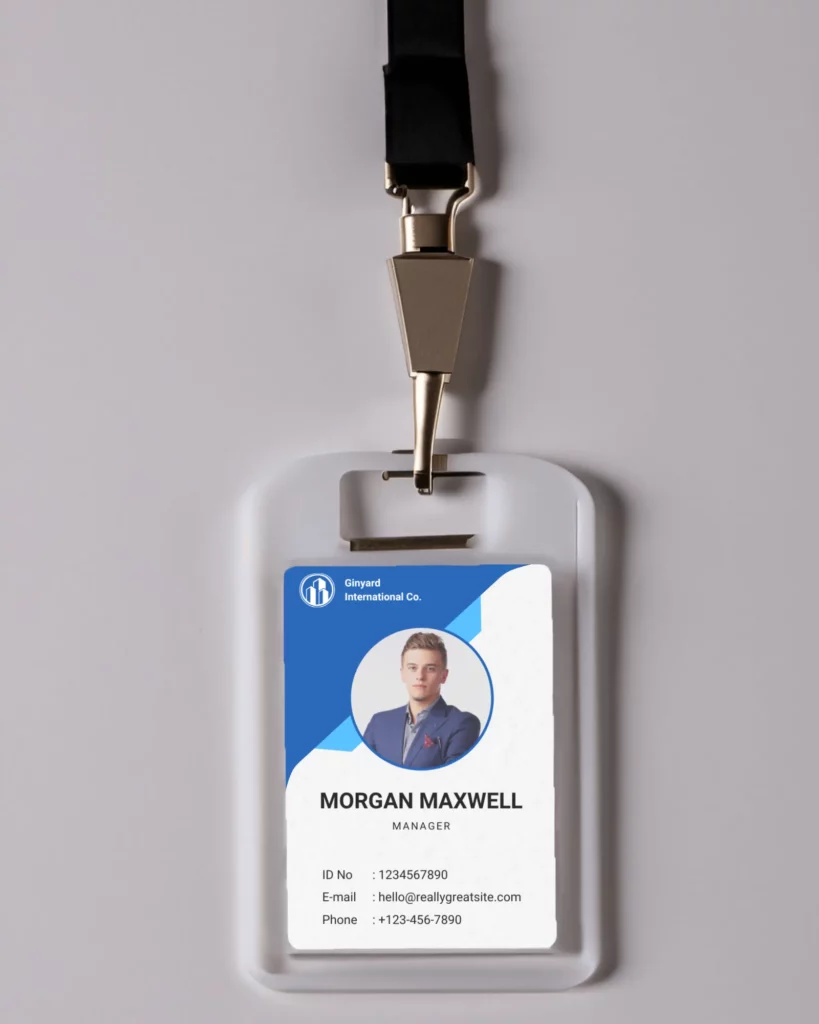 id card mockup online preview free 