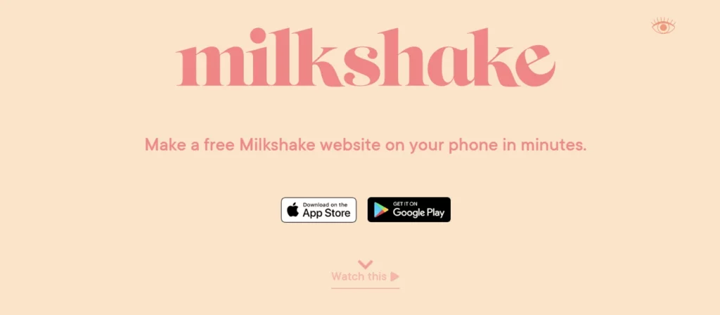 milkshake - linktree alternative for tiktok