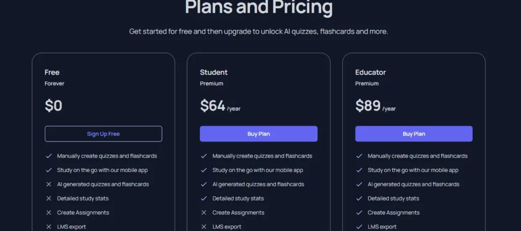 quizgecko pricing
