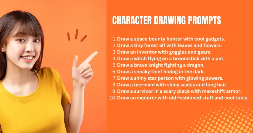 character drawing prompts