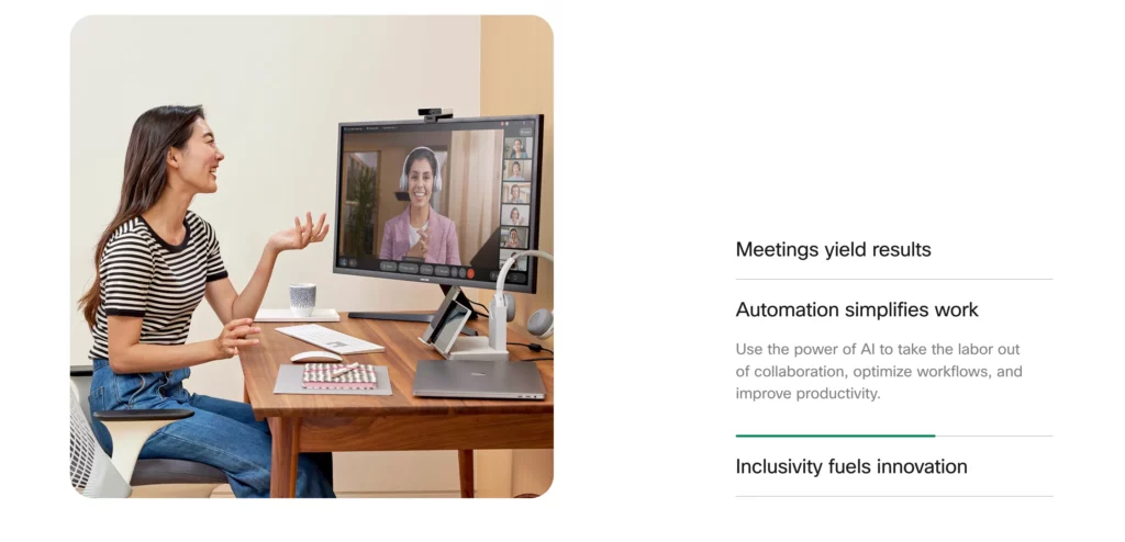 easy video call with webex meetings