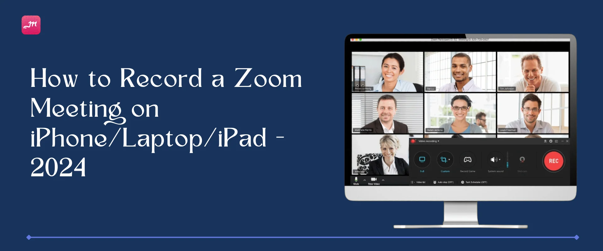 How to Record a Zoom Meeting on iPhone/Laptop/iPad – 2024