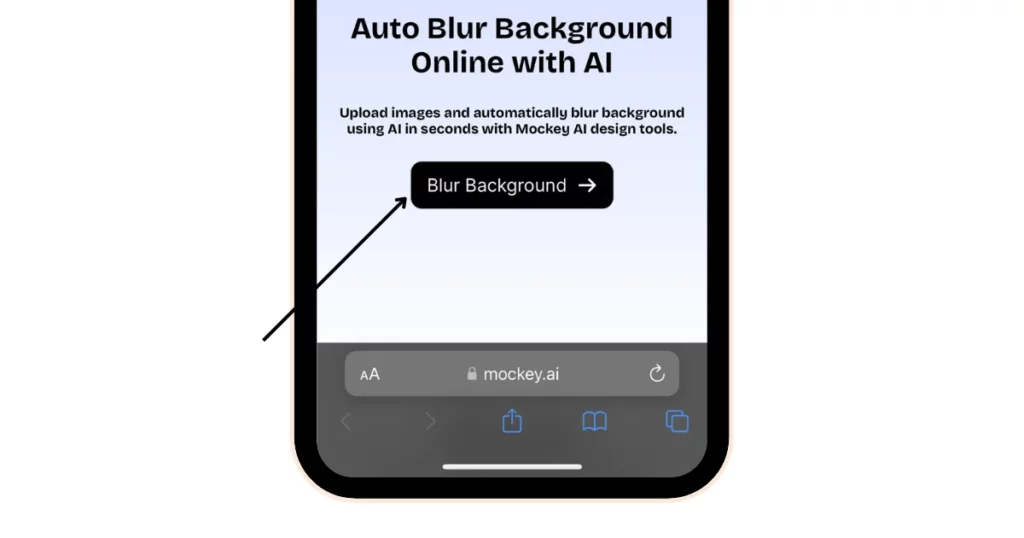 click mockey blur background - how to blur background on iphone