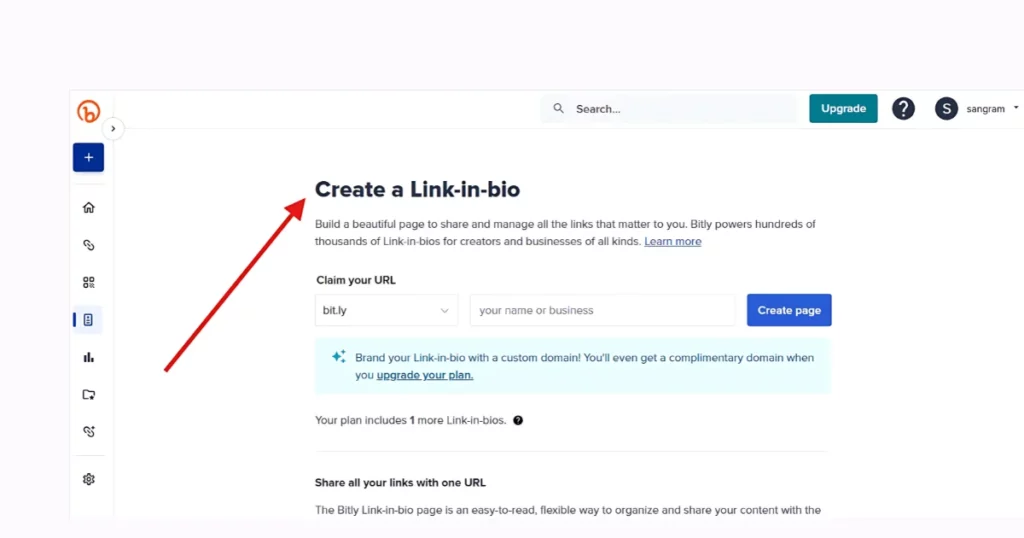 create a link in bio in bitly linktree alternatives