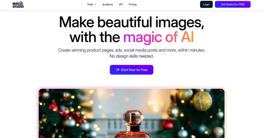 magic studio - best ai tools for product photography