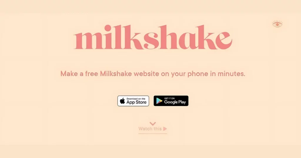 milkshake - linktree alternative for tiktok