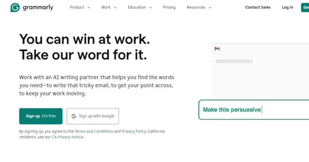 Grammarly is one of the Best AI Writing Tool