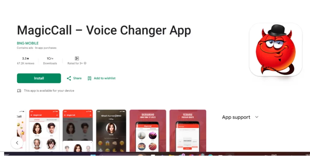 MagicCall is one of the best Ghostface Voice Changer Apps for Android