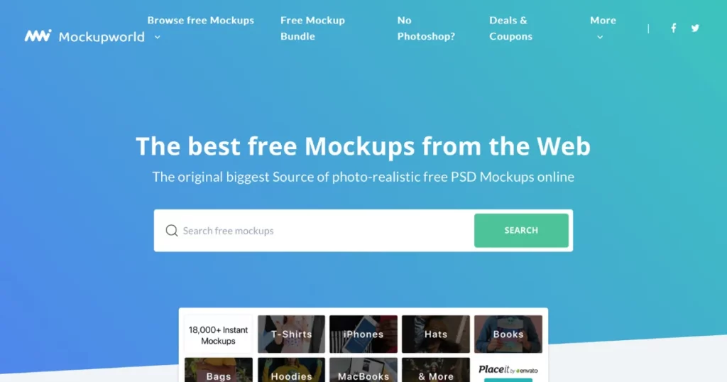 Mockup world is one of the best mediamodifier alternative