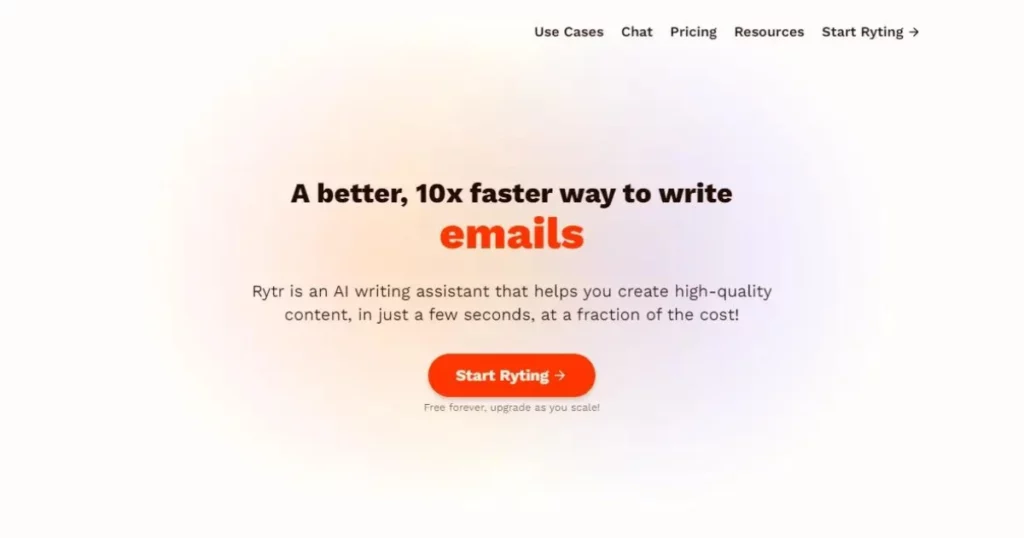 Rytr is one of the best ai tools for writing