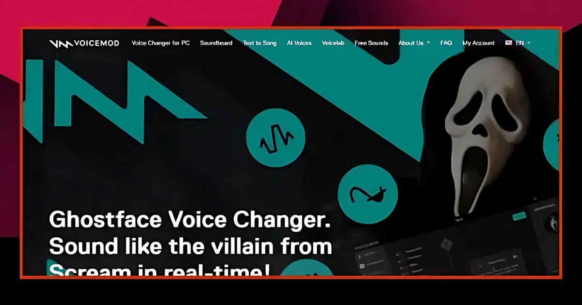 Voicemod is one of the best Ghostface Voice Changers for PC