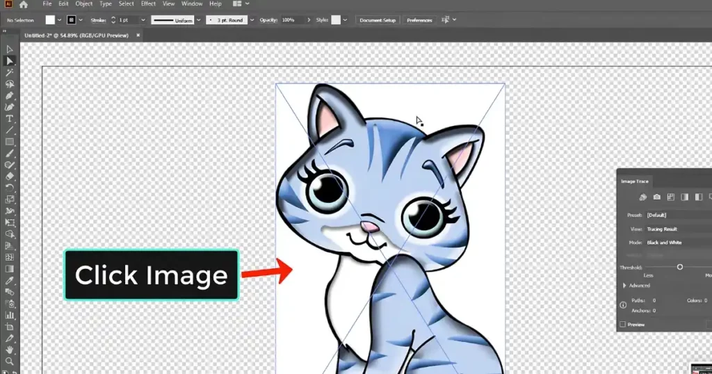 click your image on how to remove background in illustrator