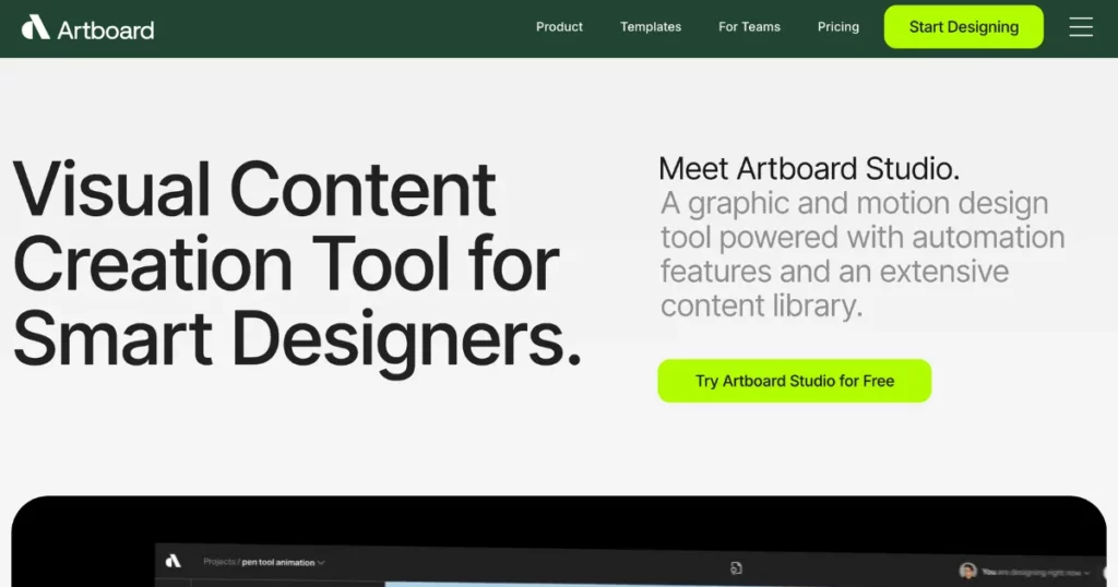 artboard studio is one of the top mockup tool