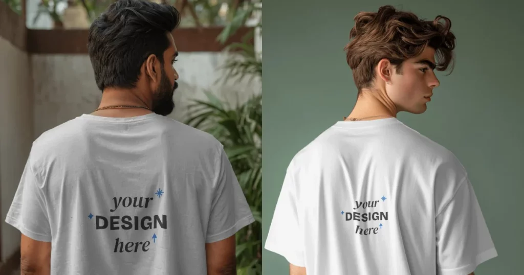 back tshirt mockups in mockey.ai