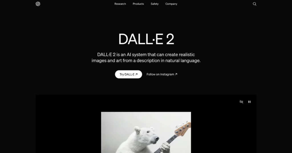 dall e 2 is one of the best AI design tools for websites