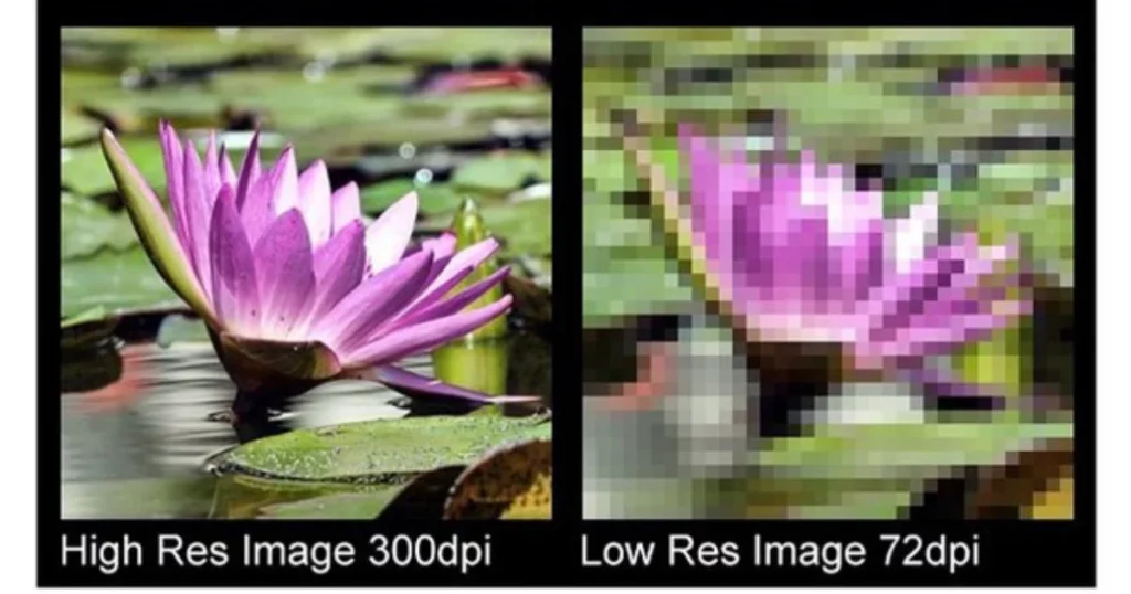 lower resolution vs higher resolution