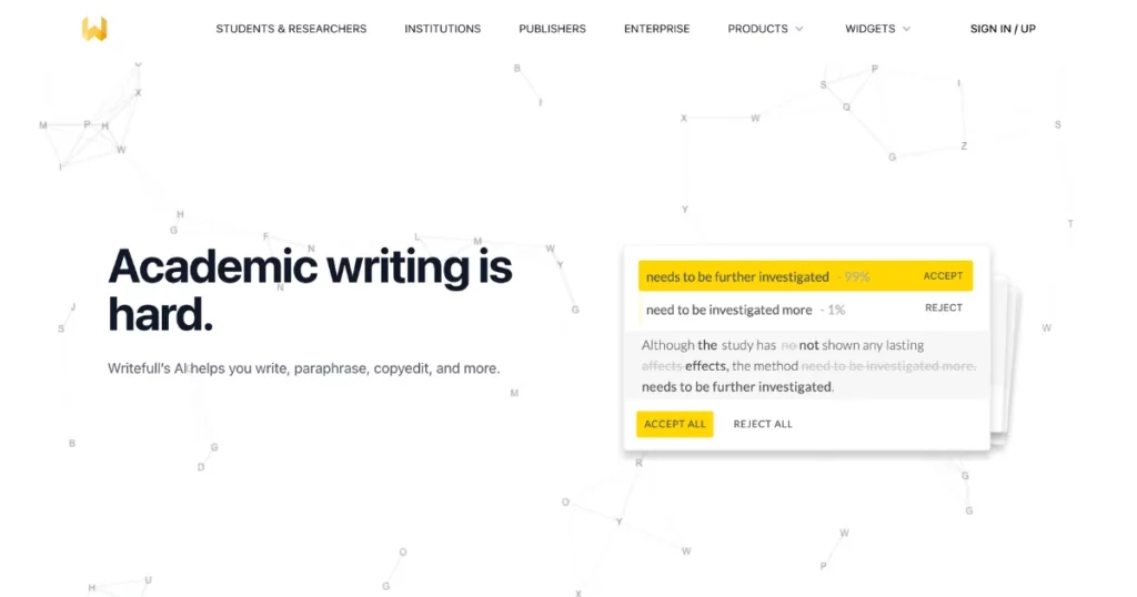 writefull site like grammarly for ai content generation