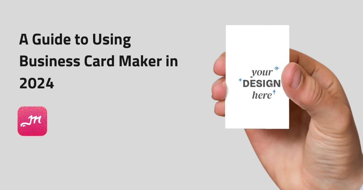 Business card maker