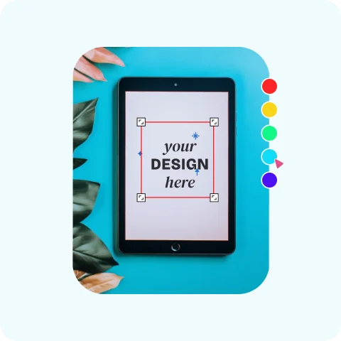 Upload Your Design and Customize iPad Mockup