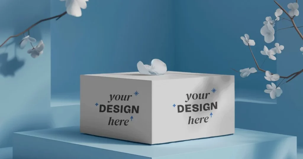 box mockup template