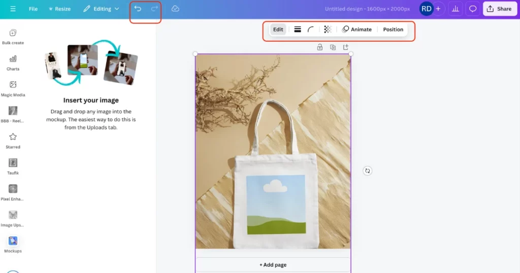 canva usability for tote bag customization