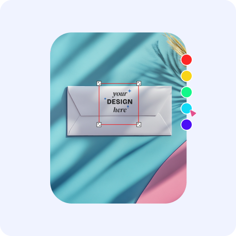 customize envelope mockup 