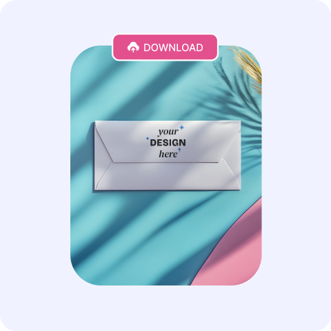 download envelope mockup