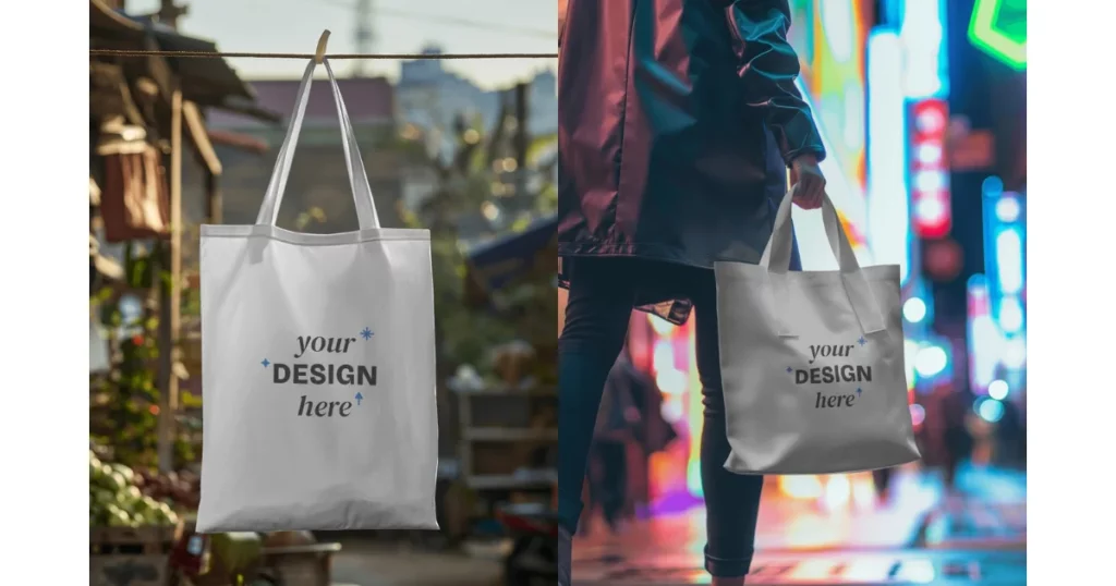 generate mockey tote bag mockups