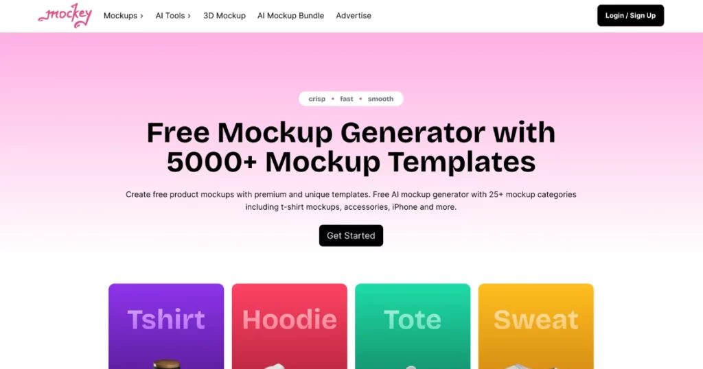 mockey homepage to make mug mockups