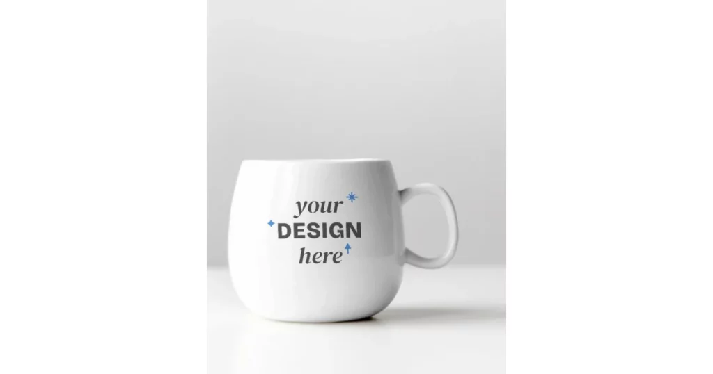 mockey mug round mockup template