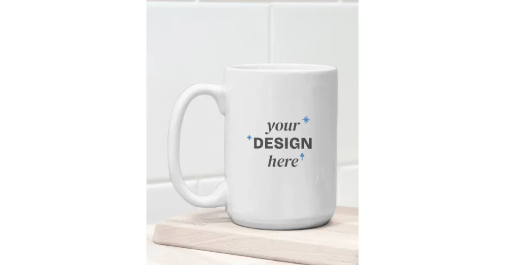 mug on table mockup template mockey