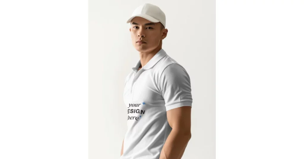 polo t-shirt mockup