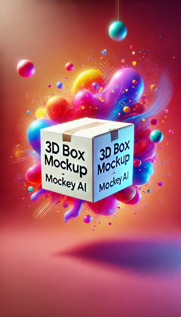 3d box mockup