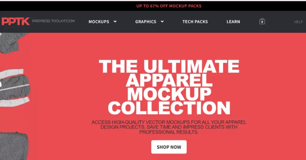 PPTK - Best mockup clothing sites  