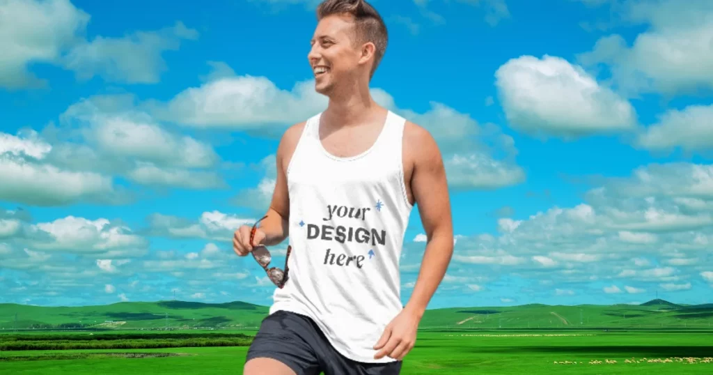 Summer-Themed Tank Top Mockups