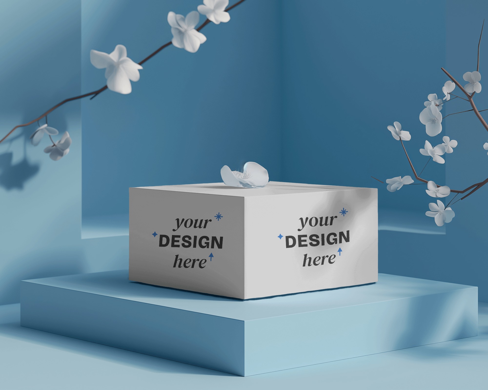 Free 3d box mockup