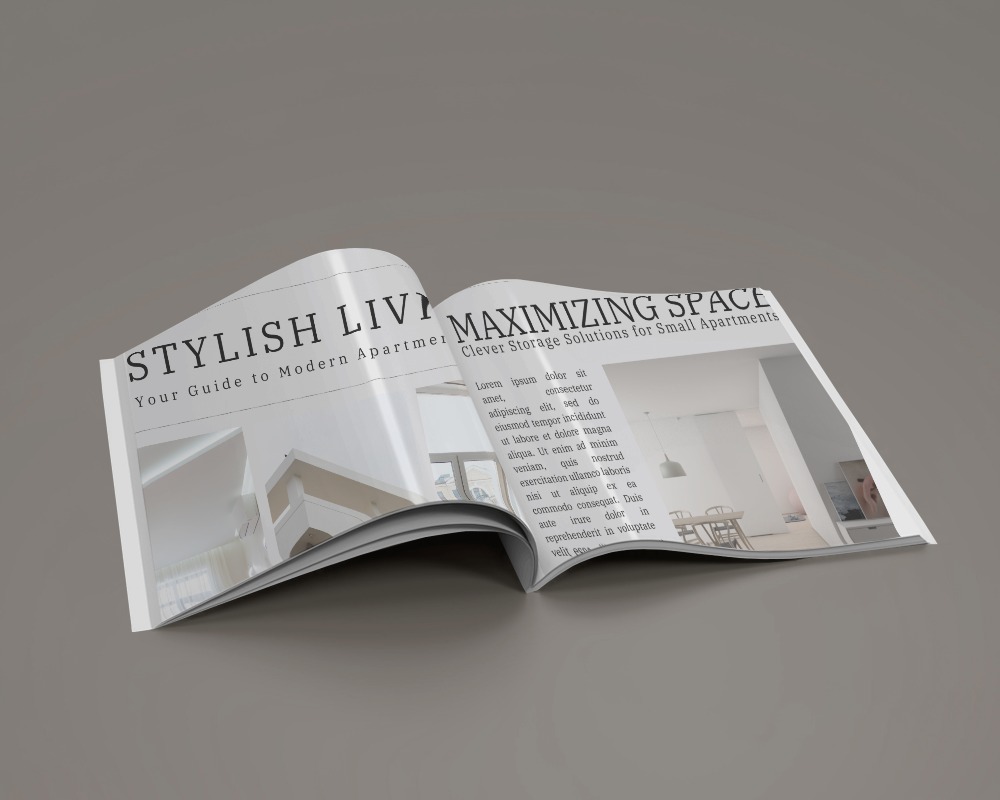 open-magazine-mockup-with-custom-pages-on-neutral-gray-background