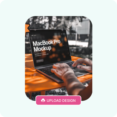 upload MacBook Mockup Generator