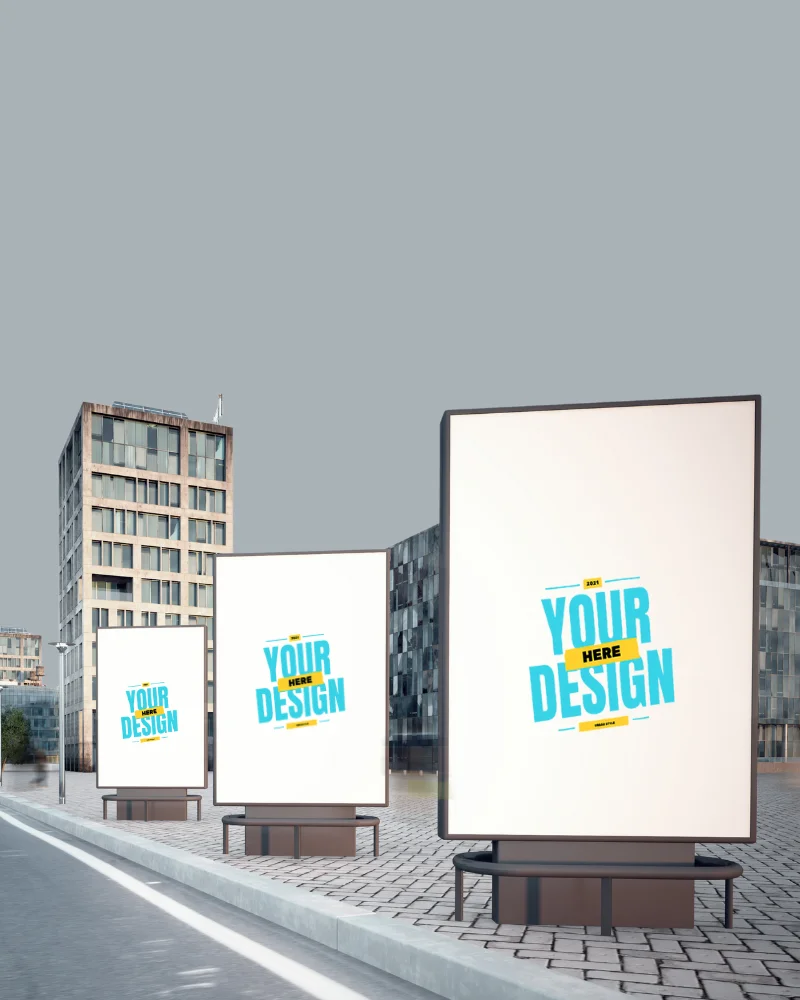 Multi-platform Banner Mockup Sharing