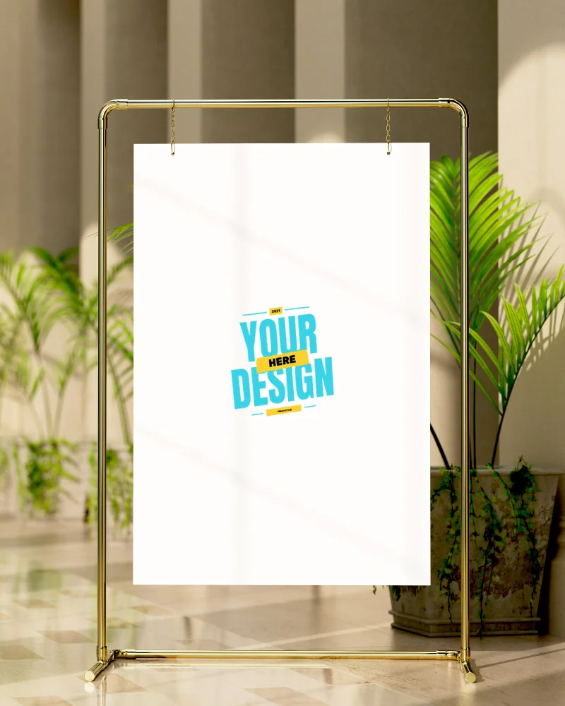 Realistic and High-quality Banner Mockups