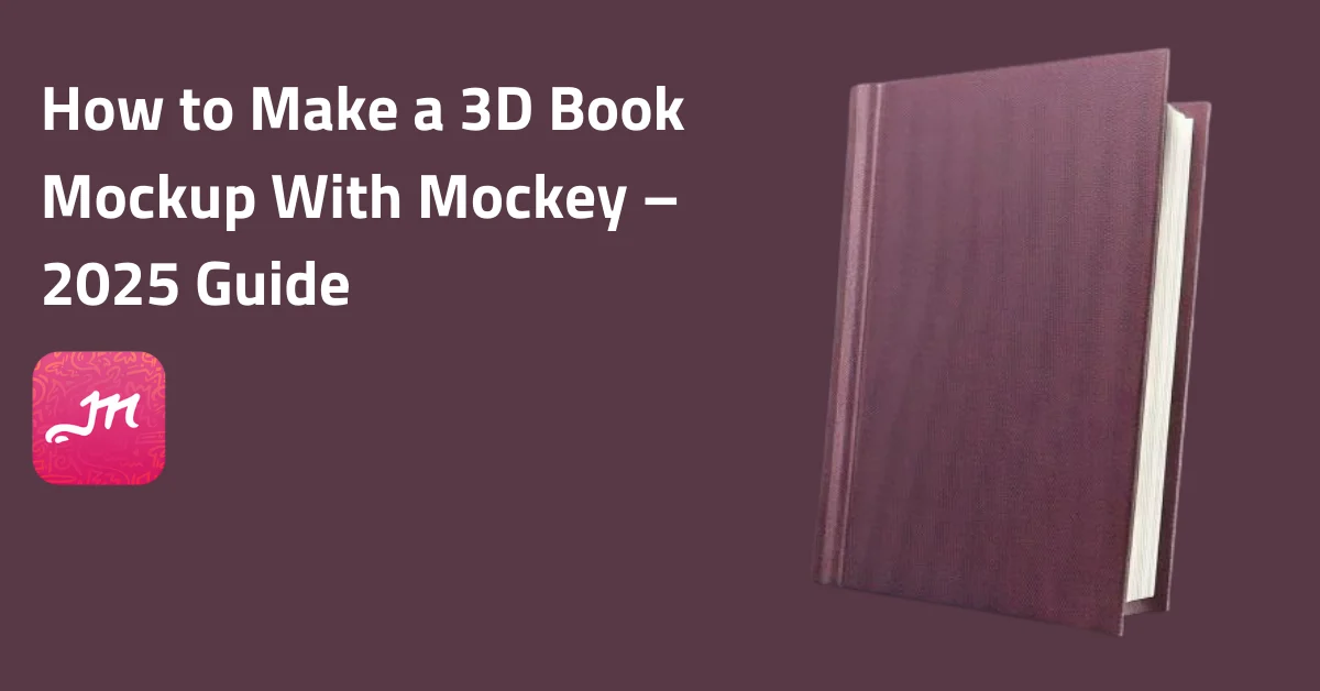 How to Make a 3D Book Mockup With Mockey – 2025 Guide