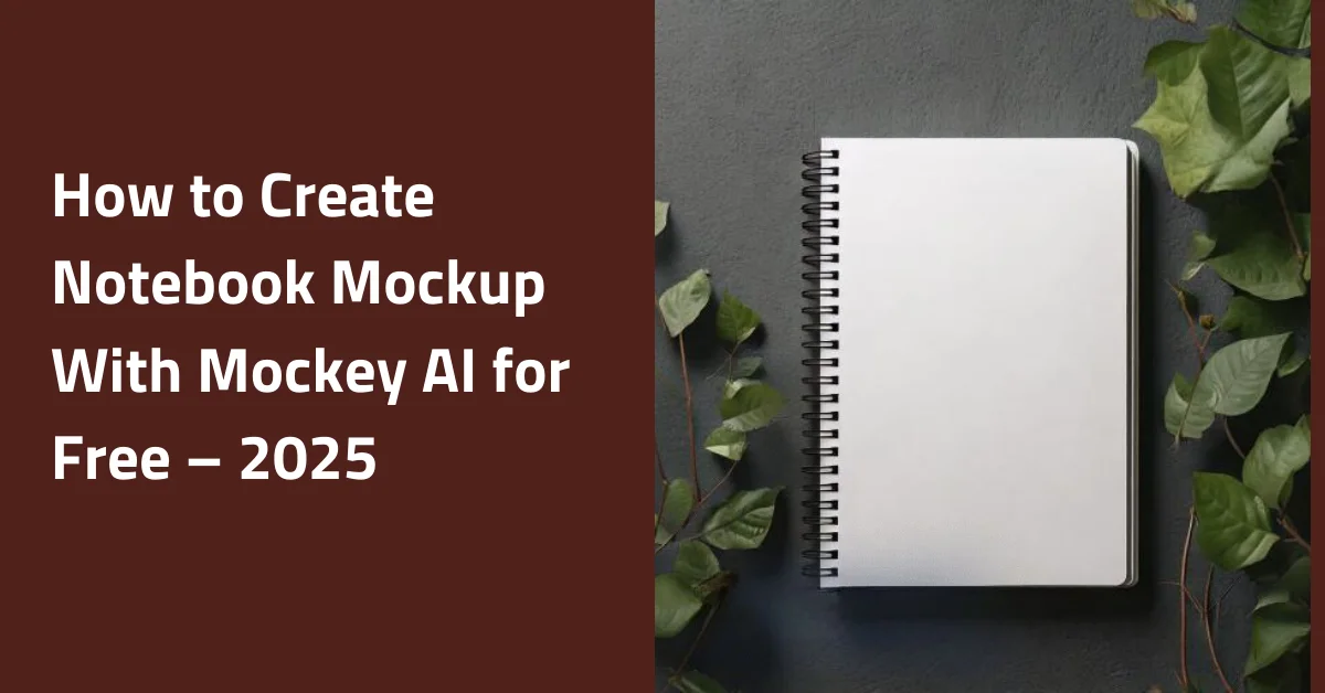 How to Create Notebook Mockup With Mockey AI for Free – 2025