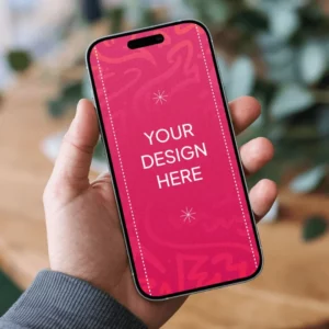 Luxurious iPhone mockup