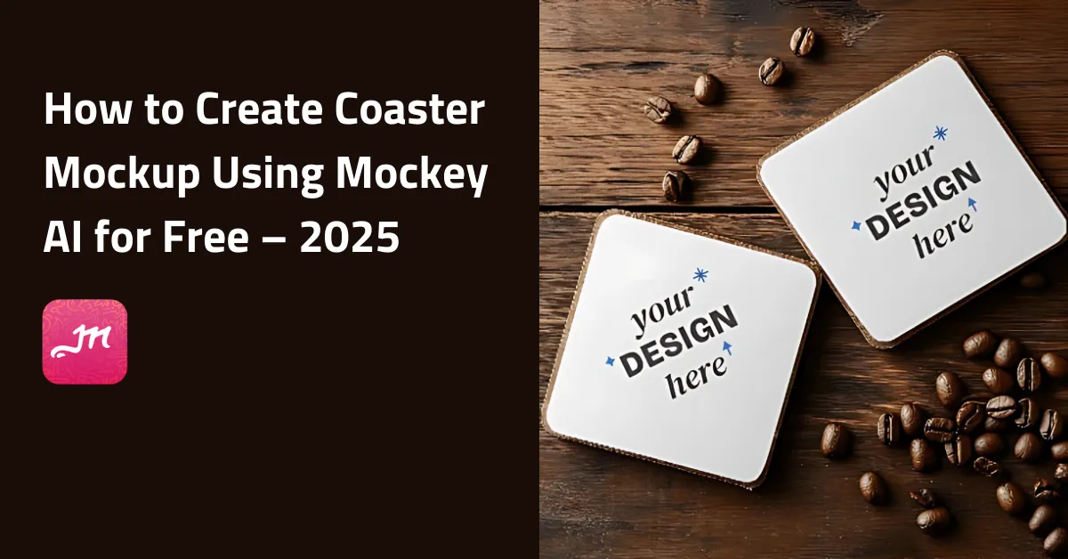 How to Create Coaster Mockup Using Mockey AI for Free – 2025