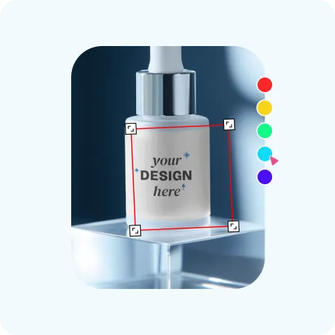 Customize Dropper Bottle Mockup Generator