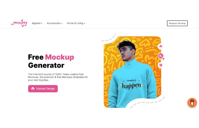 Mockey - free t-shirt mockup generator