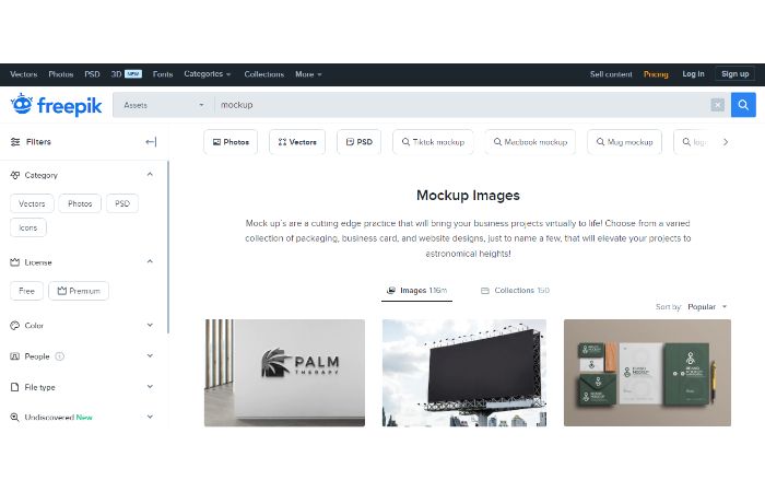 Freepik - free t-shirt mockup generators