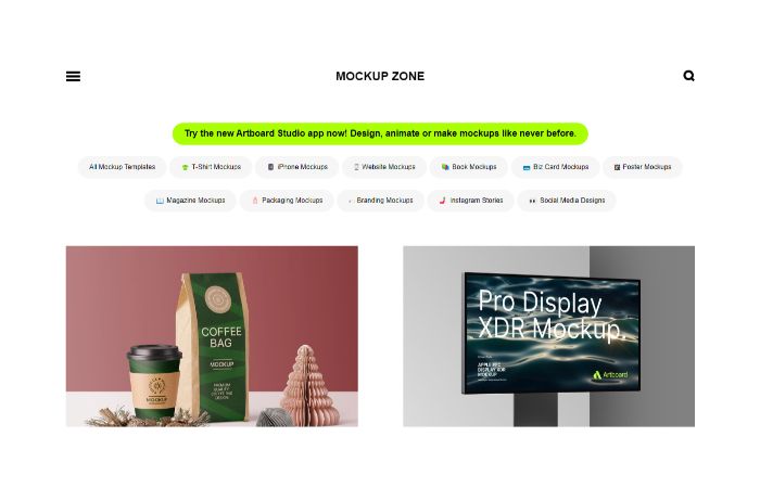 Mockup zone - free t-shirt mockup generators
