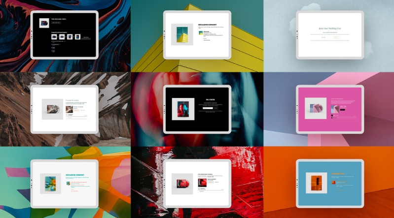 consistent with overall branding of the website