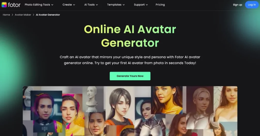 fotor ai avatar generator